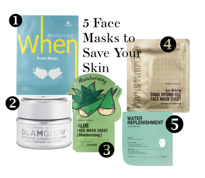 5 holy grail face masks to save skin