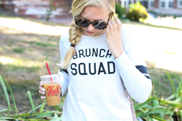 brunch squad sweatshirt from old navy, old navy style, fall style, comfy fall style, casual fall style, casual style blogger