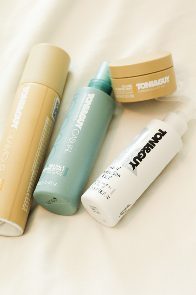 toni + guy hair products