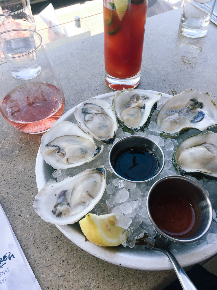 brunch at eventide oyster co. portland maine, eventide oyster, brown butter lobster roll, where to eat in portland maine, the best seafood in portland maine, where to get lobster and oysters in portland maine, brown butter lobster roll eventide oyster co.