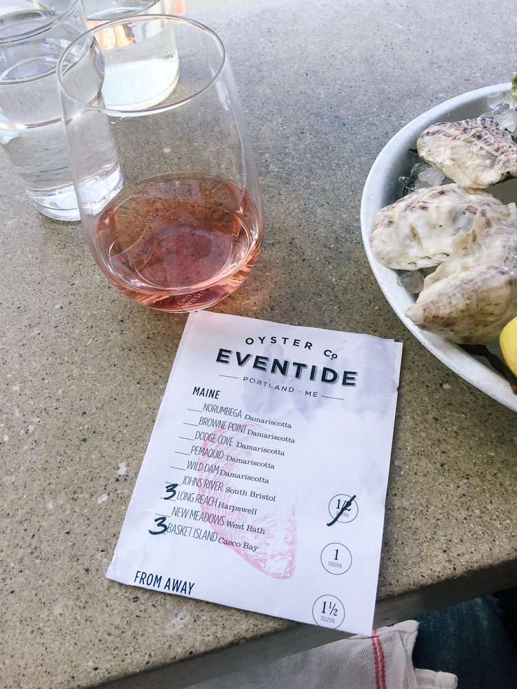 brunch at eventide oyster co. portland maine, eventide oyster, brown butter lobster roll, where to eat in portland maine, the best seafood in portland maine, where to get lobster and oysters in portland maine, brown butter lobster roll eventide oyster co.