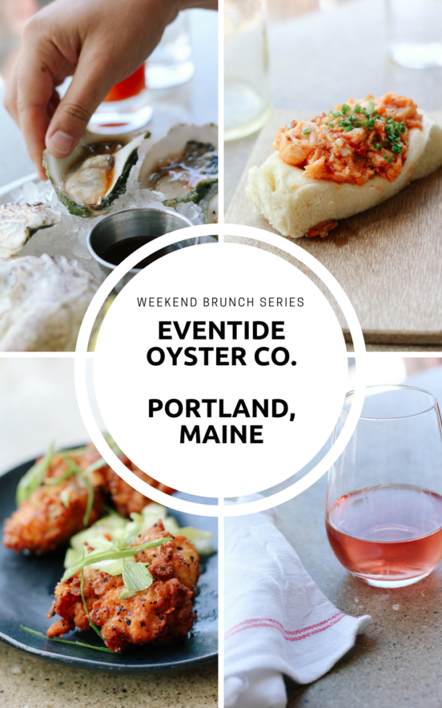 brunch at eventide oyster co. portland maine, eventide oyster, brown butter lobster roll, where to eat in portland maine, the best seafood in portland maine, where to get lobster and oysters in portland maine, brown butter lobster roll eventide oyster co.