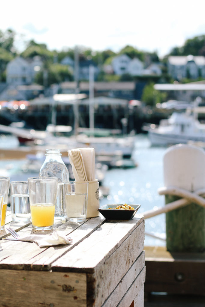 eating in Camden, Maine