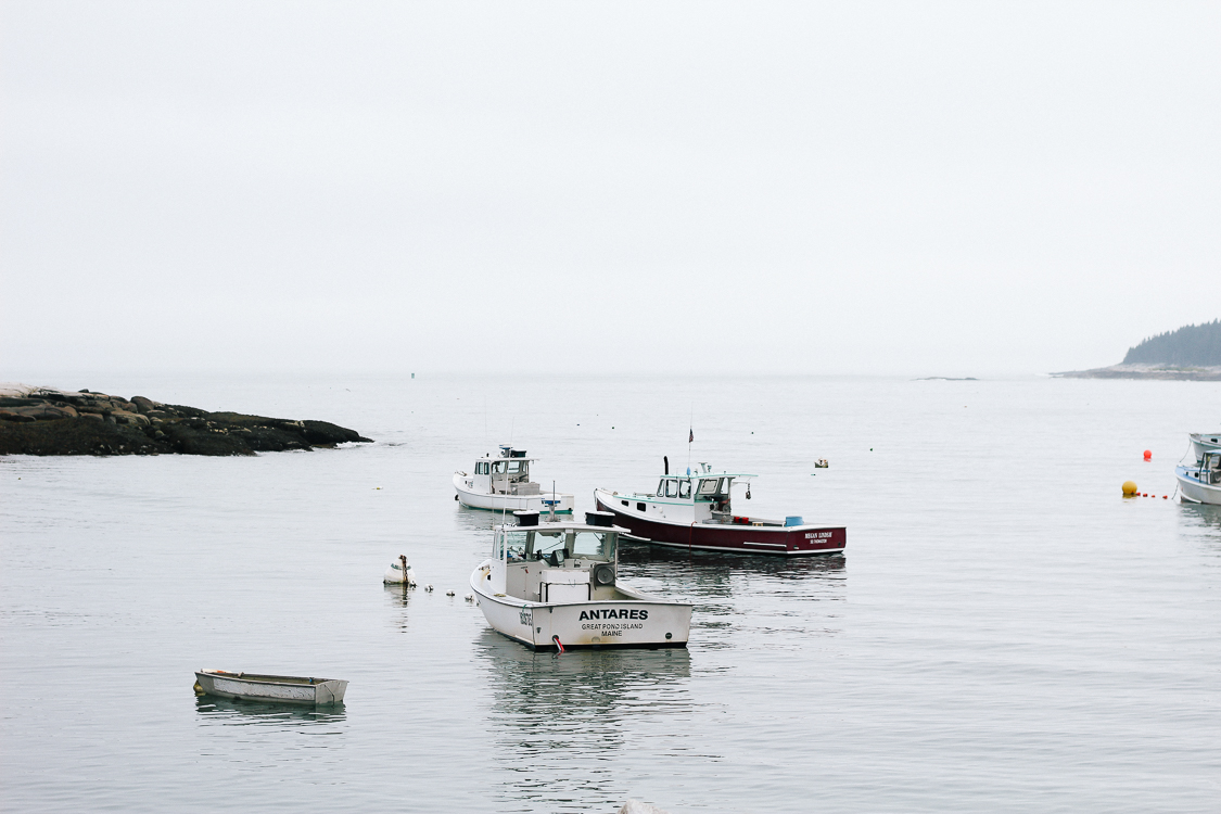 lobster boats in maine