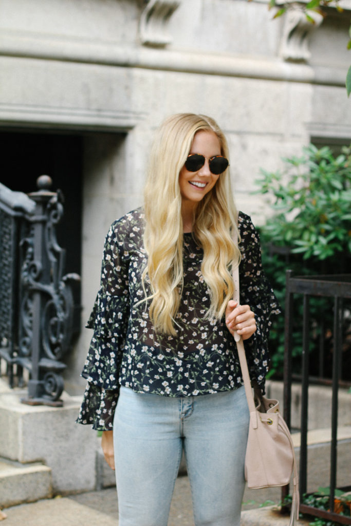 how to wear florals in fall and winter