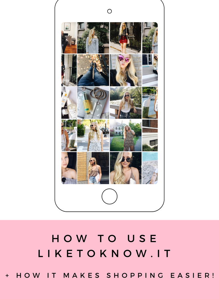 how to use LIKEtoKNOW.it to make shopping easier