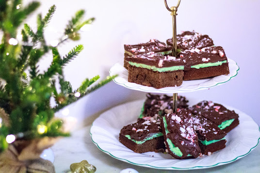 creme de menthe brownies