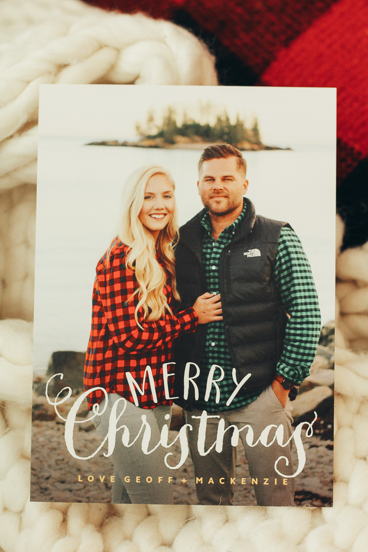 our 2017 christmas card with basic invite