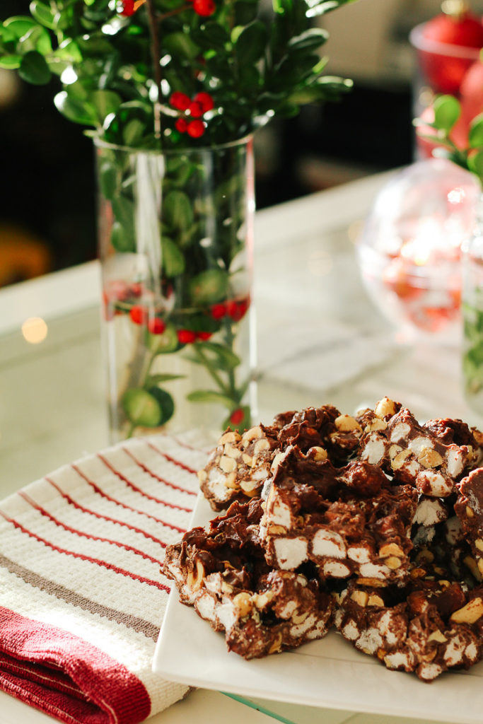 rocky road fudge recipe and a virtual cookie swap