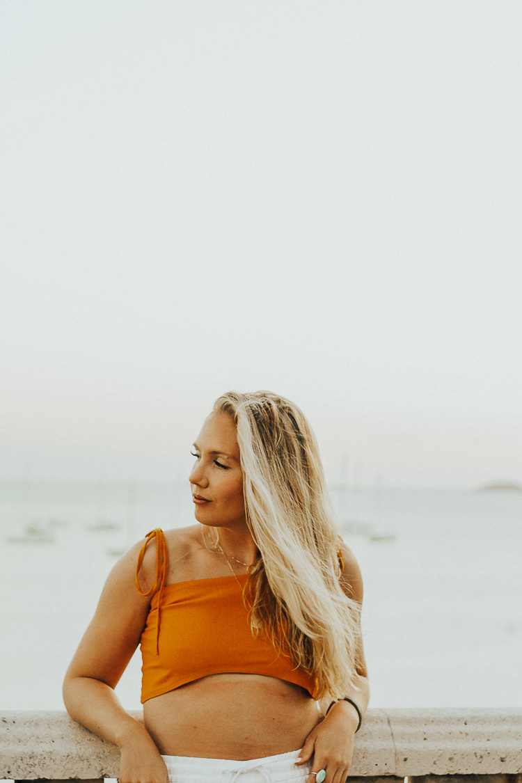 Vacation Style: Cropped Tank + Linen Pants in St. John, USVI