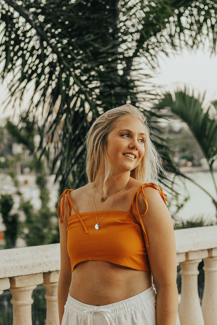 Vacation Style: Cropped Tank + Linen Pants in St. John, USVI