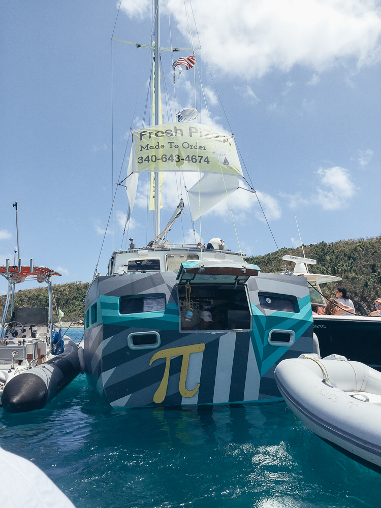 Pizza Pi VI | where to get pizza from a boat |pizza pi st john usvi | get pizza on a boat in the virgin islands | pizza from a boat st. thomas usvi | ny style pizza st. john usvi | 