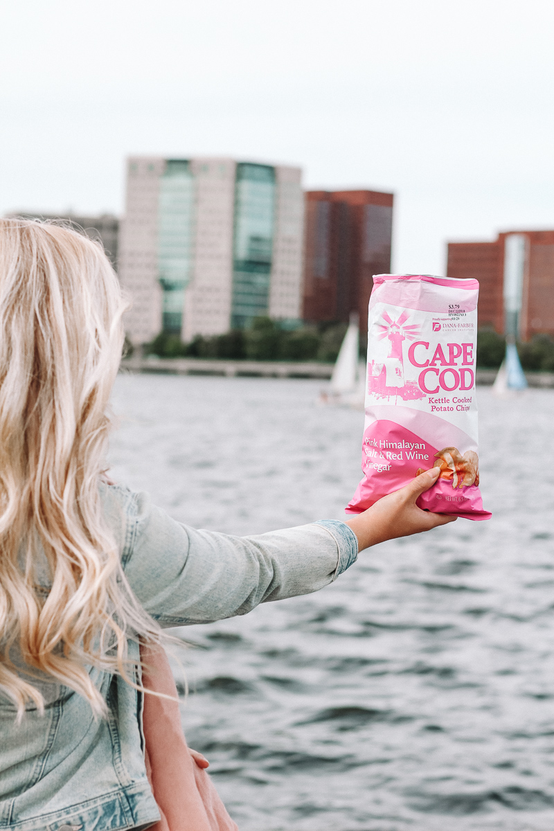 cape cod potato chips, breast cancer awareness month with cape cod chips, cape cod pink himalayan salt & red wine vinegar potato chips, breast cancer awareness, boston blogger Mackenzie Murphy |