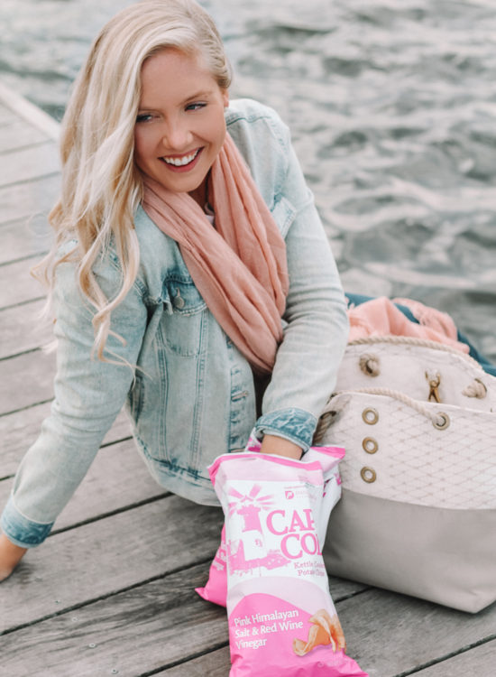 cape cod potato chips, breast cancer awareness month with cape cod chips, cape cod pink himalayan salt & red wine vinegar potato chips, breast cancer awareness, boston blogger Mackenzie Murphy |