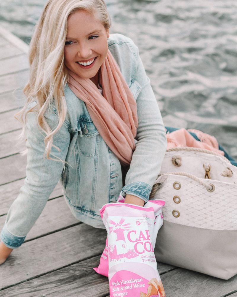 cape cod potato chips, breast cancer awareness month with cape cod chips, cape cod pink himalayan salt & red wine vinegar potato chips, breast cancer awareness, boston blogger Mackenzie Murphy |