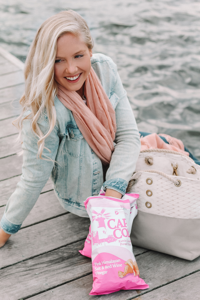 cape cod potato chips, breast cancer awareness month with cape cod chips, cape cod pink himalayan salt & red wine vinegar potato chips, breast cancer awareness, boston blogger Mackenzie Murphy |