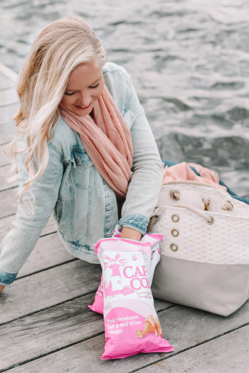 cape cod potato chips, breast cancer awareness month with cape cod chips, cape cod pink himalayan salt & red wine vinegar potato chips, breast cancer awareness, boston blogger Mackenzie Murphy |