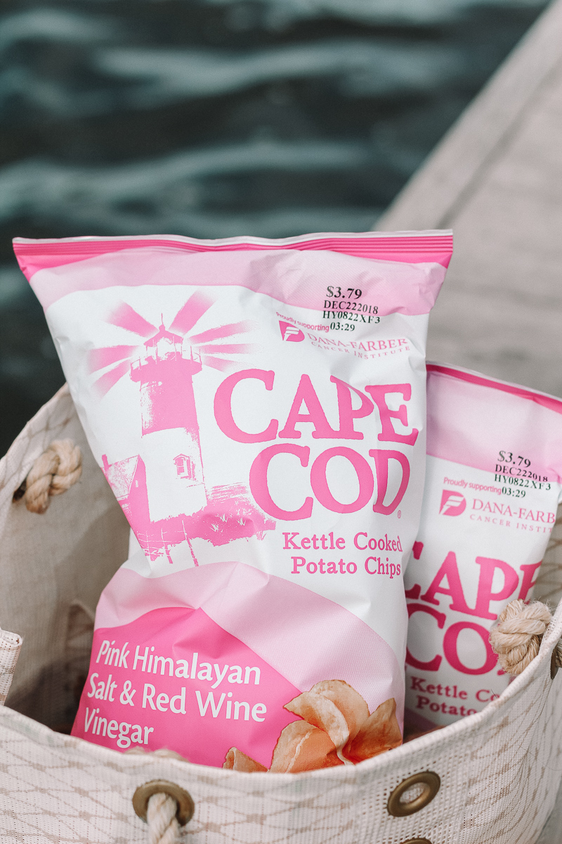 cape cod potato chips, breast cancer awareness month with cape cod chips, cape cod pink himalayan salt & red wine vinegar potato chips, breast cancer awareness, boston blogger Mackenzie Murphy |