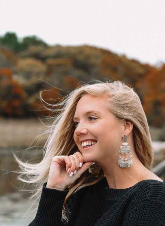 statement earrings | the best statement earrings | the best statement earrings for fall and winter | statement earrings for any outfit | Mackenzie Murphy of Brunch on Sunday Blog | Boston style blog by Mackenzie Murphy |