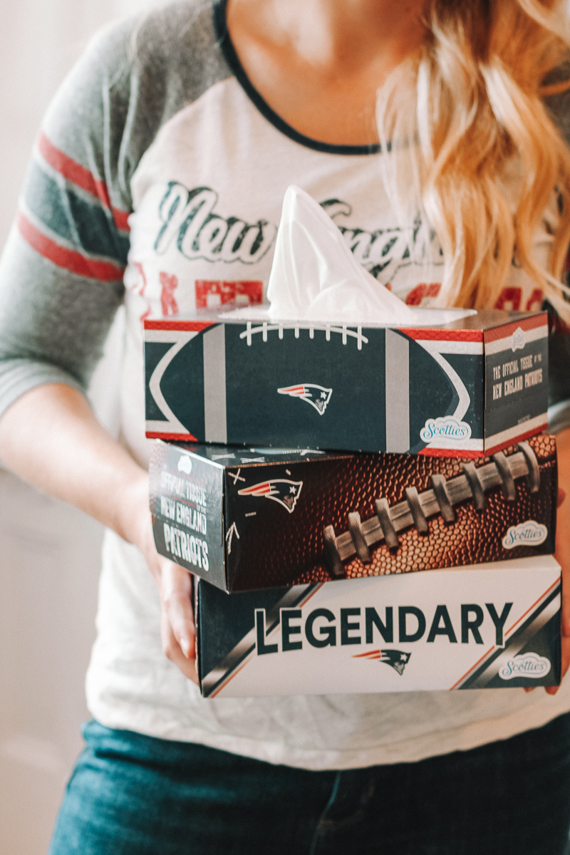 the softer side of strong | new england patriots | scotties tissues | scotties tissues softer side of strong | softer side of strong with the new england patriots and scotties facial tissues | patriots games | nfl fan style | new england patriots fan style | 