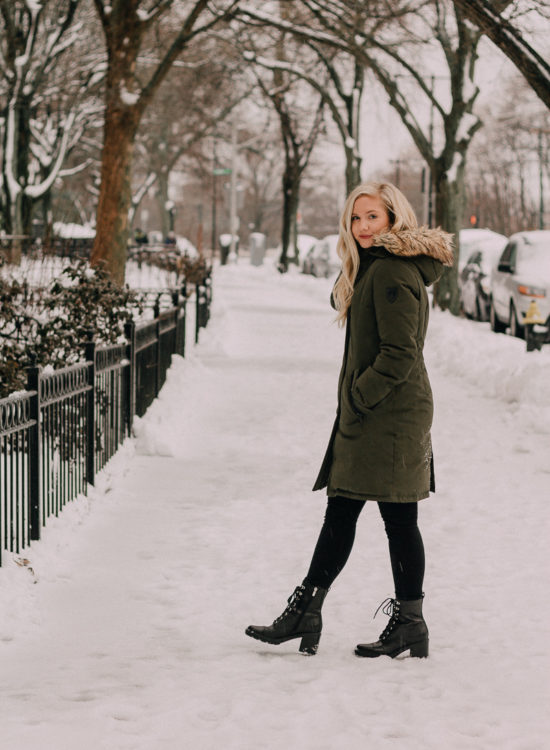 The Best Parka For Staying Warm in the Winter | best winter coats | the best winter coat for winter | best winter coat for winters in New England | what to wear in the winter to stay warm | best parka to stay warm | vince camuto faux fur trim hooded down parka |