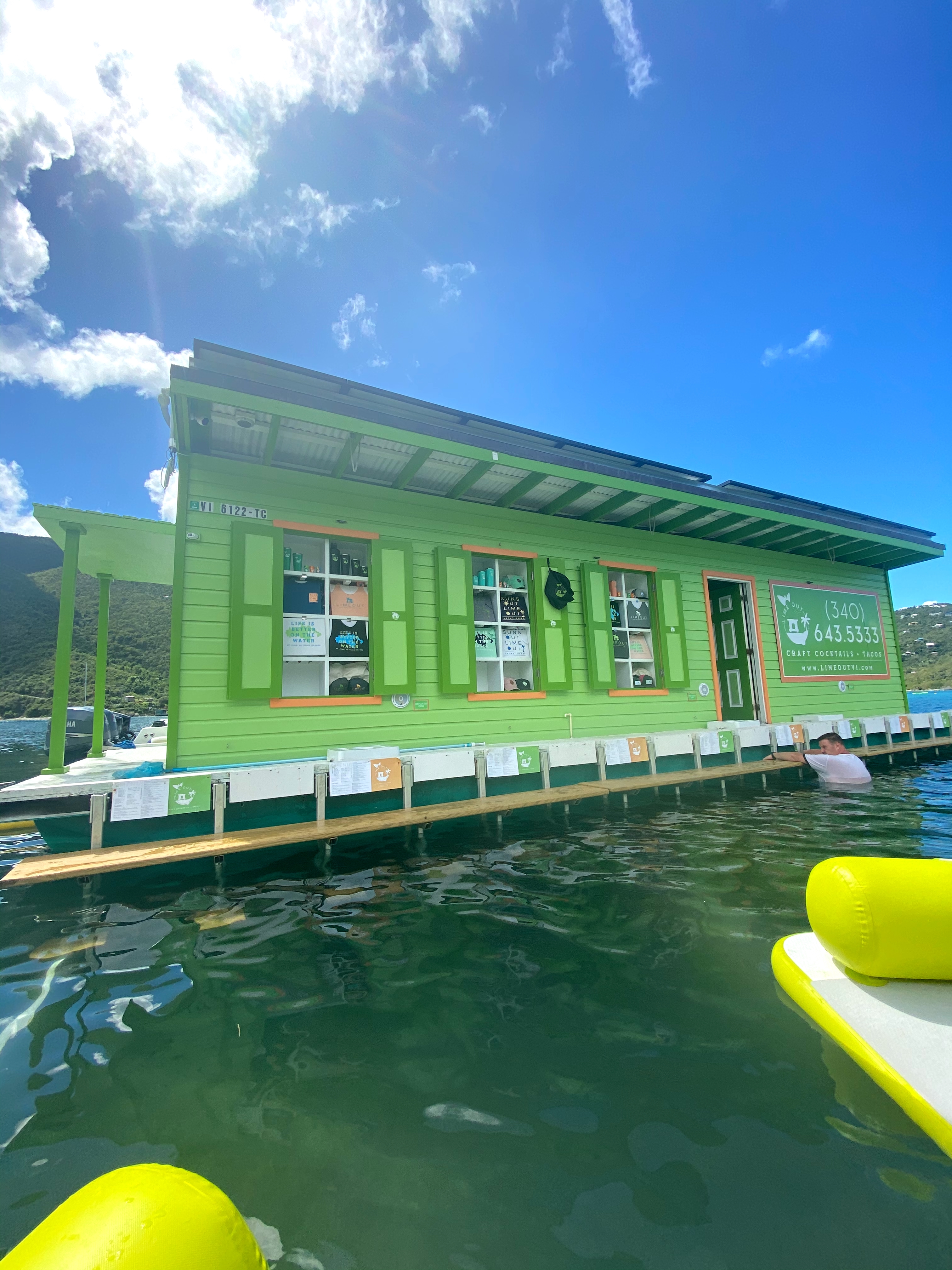 St. John USVI March 2020| what to do on St. John USVI | Lime Out St John USVI | floating taco bar usvi | st. john floating taco bar | 