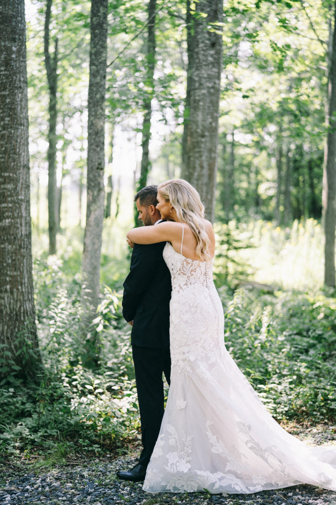 Our Wedding Photos Part One: Getting Ready + First Look | Our Coastal Maine Wedding at The Edge in Lincolnville, Maine in Midcoast Maine |