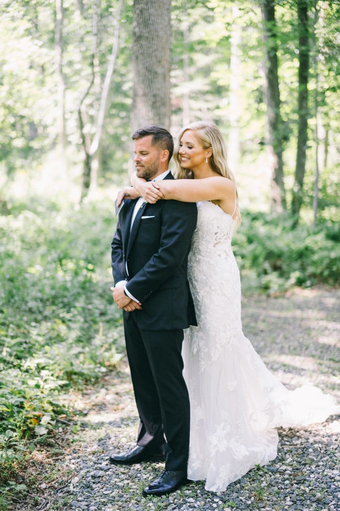 Our Wedding Photos Part One: Getting Ready + First Look | Our Coastal Maine Wedding at The Edge in Lincolnville, Maine in Midcoast Maine |