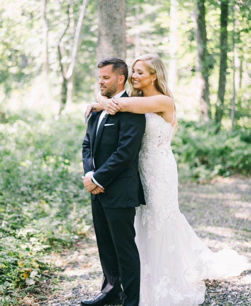 Our Wedding Photos Part One: Getting Ready + First Look | Our Coastal Maine Wedding at The Edge in Lincolnville, Maine in Midcoast Maine |