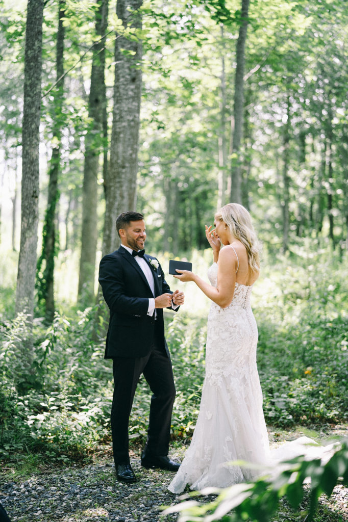 Our Wedding Photos Part One: Getting Ready + First Look | Our Coastal Maine Wedding at The Edge in Lincolnville, Maine in Midcoast Maine |