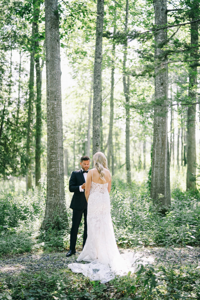 Our Wedding Photos Part One: Getting Ready + First Look | Our Coastal Maine Wedding at The Edge in Lincolnville, Maine in Midcoast Maine |