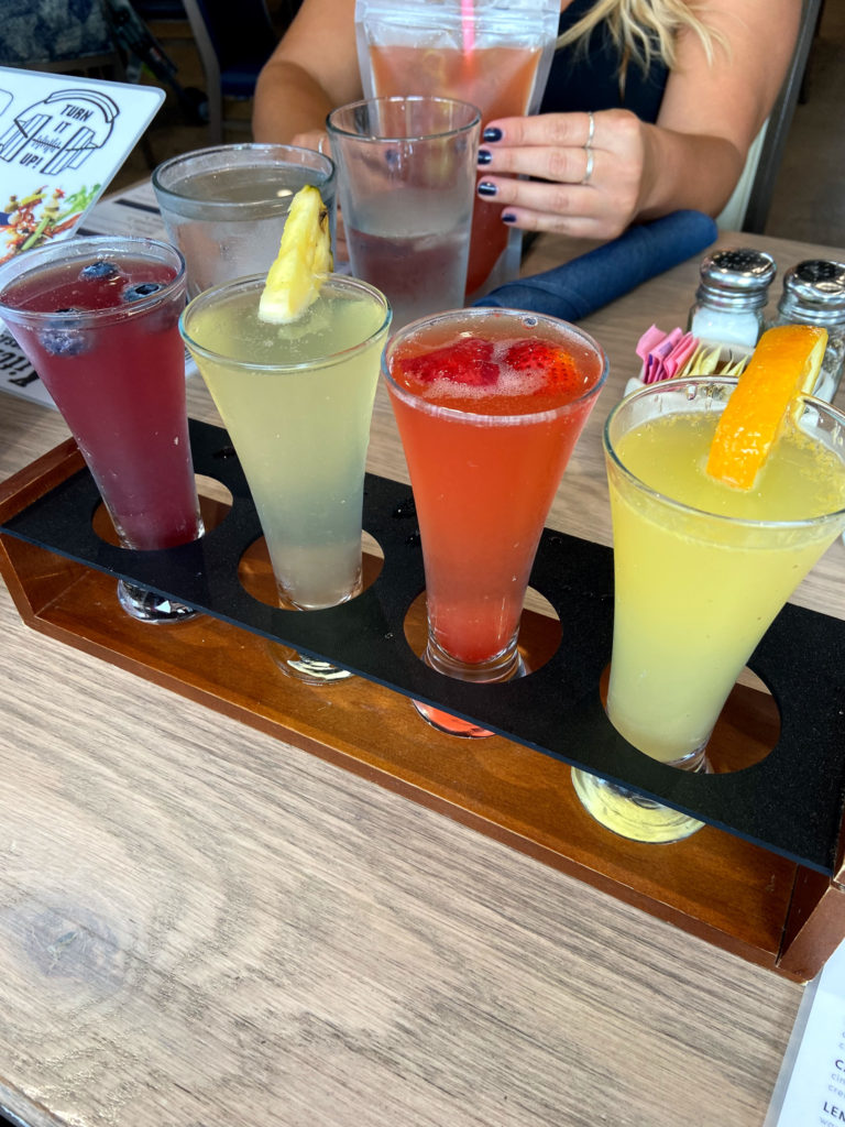 Scottsdale Arizona Bachelorette Party | what to do in Scottsdale | the best bachelorette destination | bach party in Arizona | bach party Scottsdale | Hask Kitchen mimosa flight |