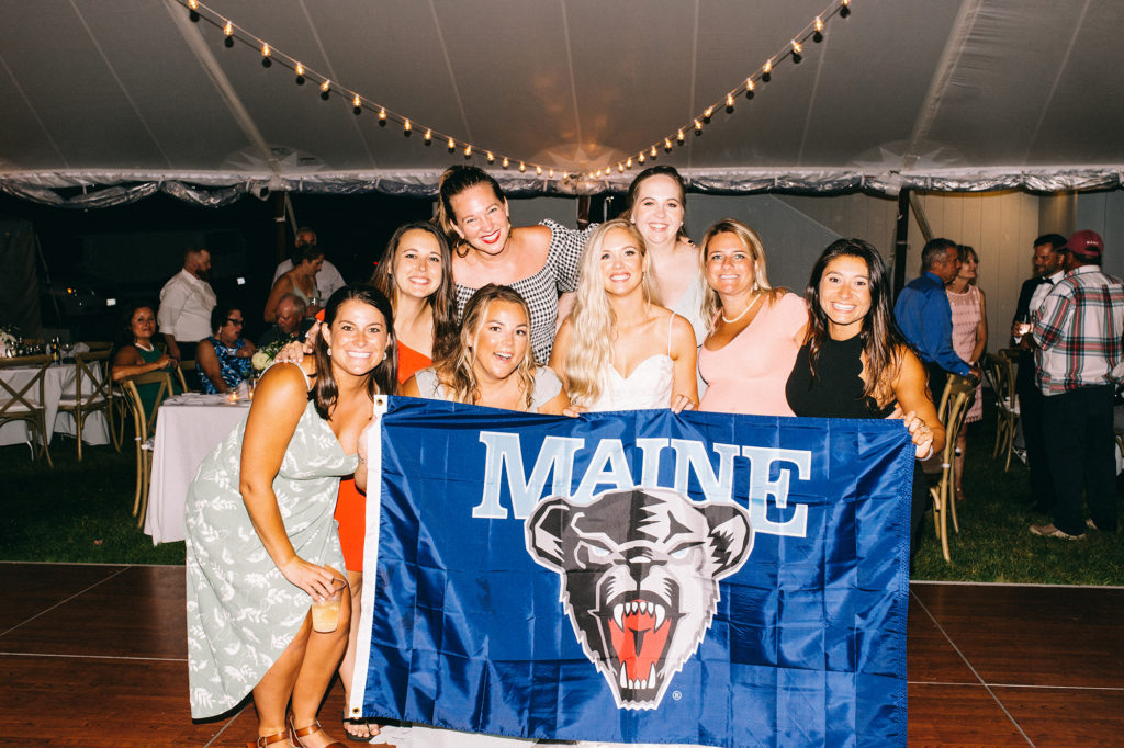 wedding items I purchased from Etsy & Amazon | flag for wedding photos | university of maine flag for wedding photos |